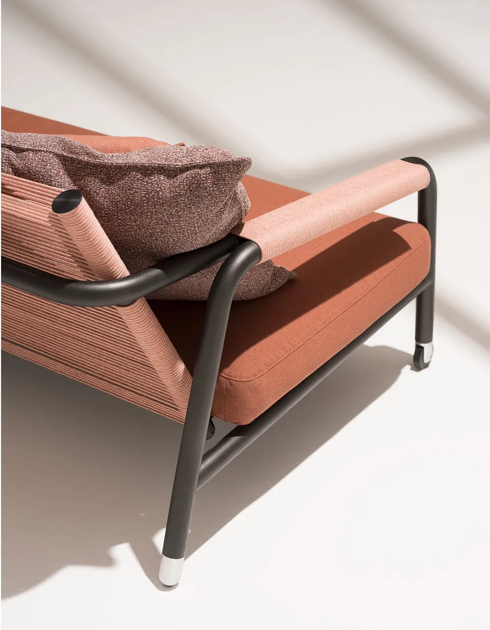 RODA Astra outdoor furniture on a terrace, catalog photograph 2