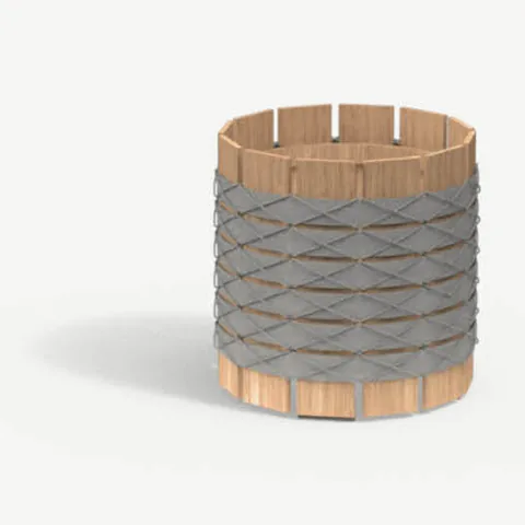 RODA Barrique planter 001, Italian outdoor furniture
