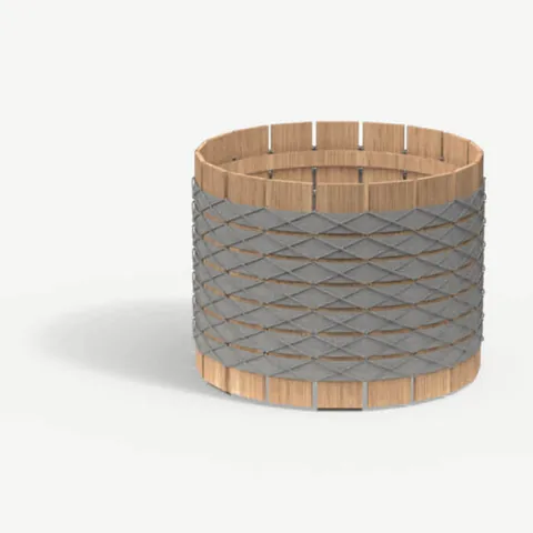 RODA Barrique planter 002, Italian outdoor furniture