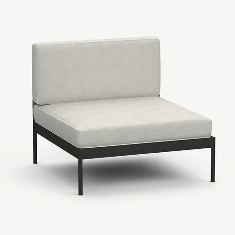 RODA Basket one-seater central module 350 + 330, Italian outdoor furniture
