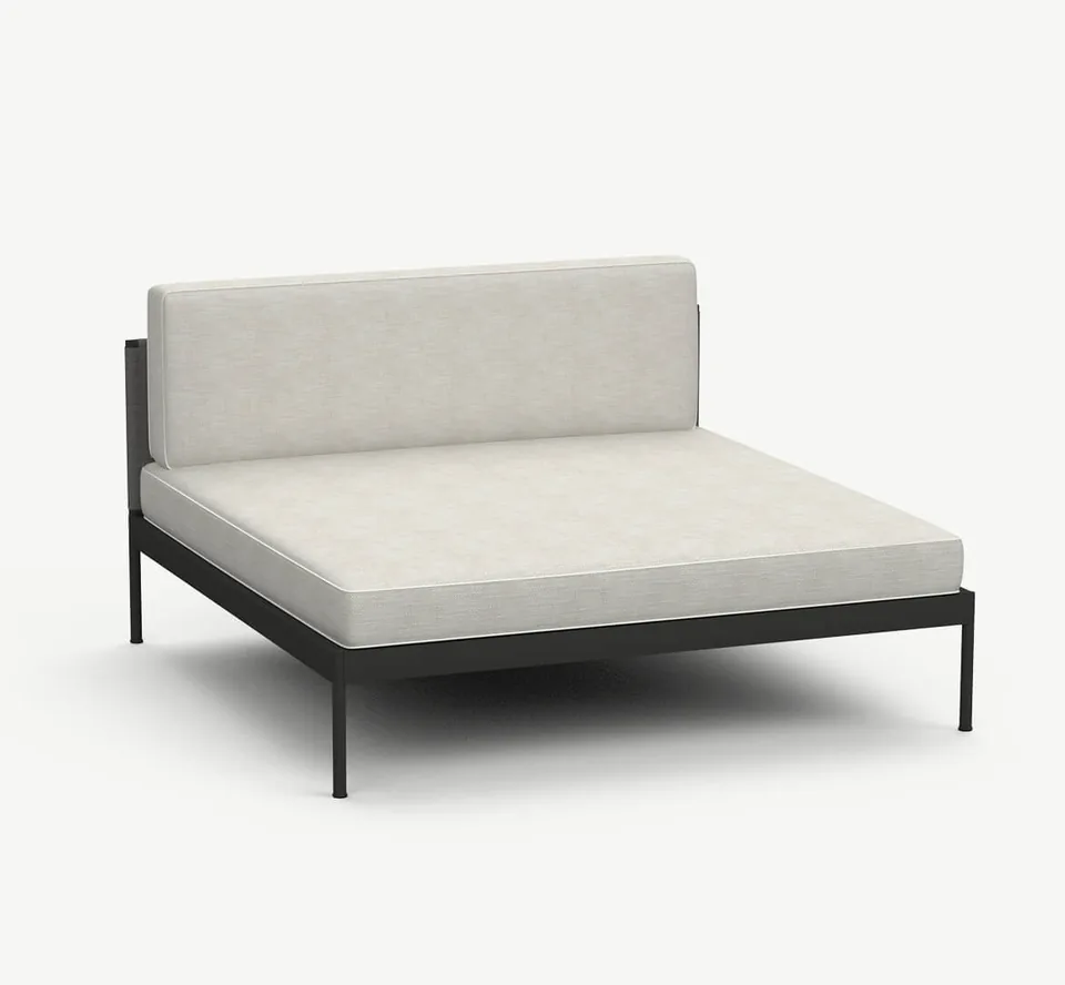 RODA Basket two-seater central module 354 + 333, Italian outdoor furniture