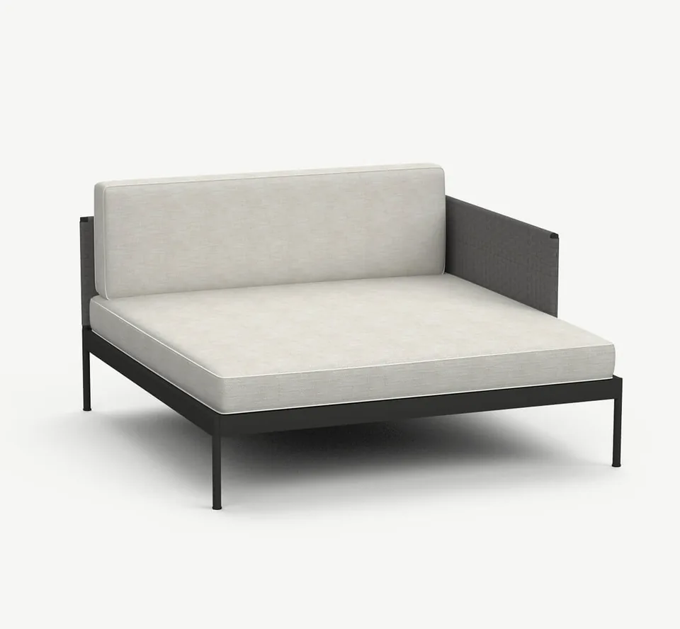 RODA Basket two-seater left module 354 + 335, Italian outdoor furniture