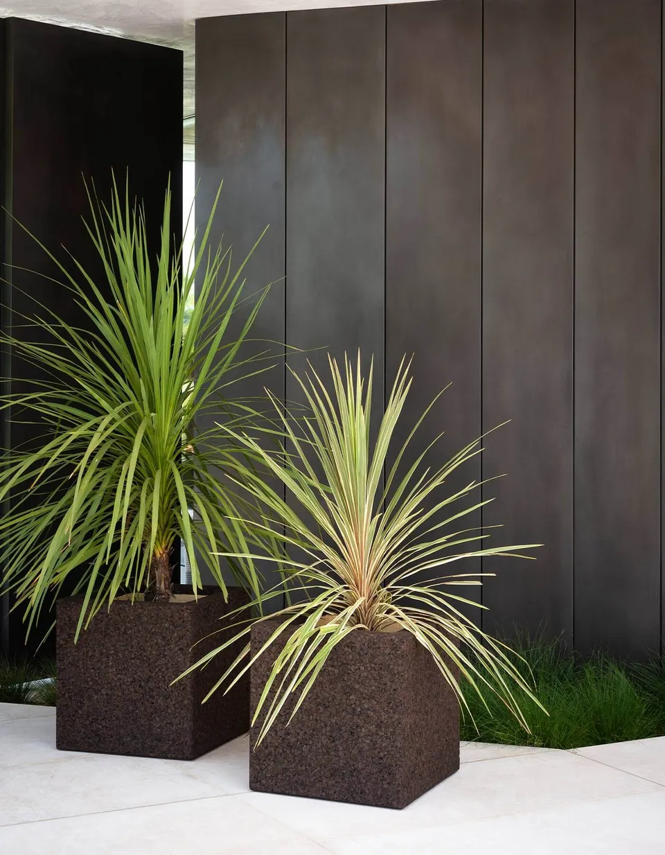 RODA Cortica outdoor furniture on a terrace, catalog photograph 3