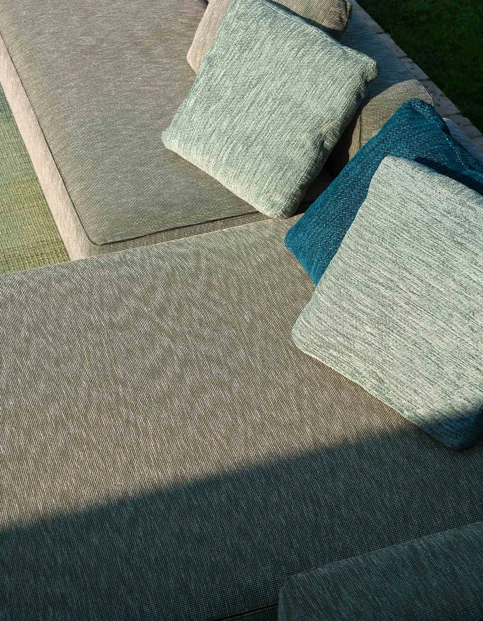 RODA Dandy outdoor furniture on a terrace, catalog photograph 2