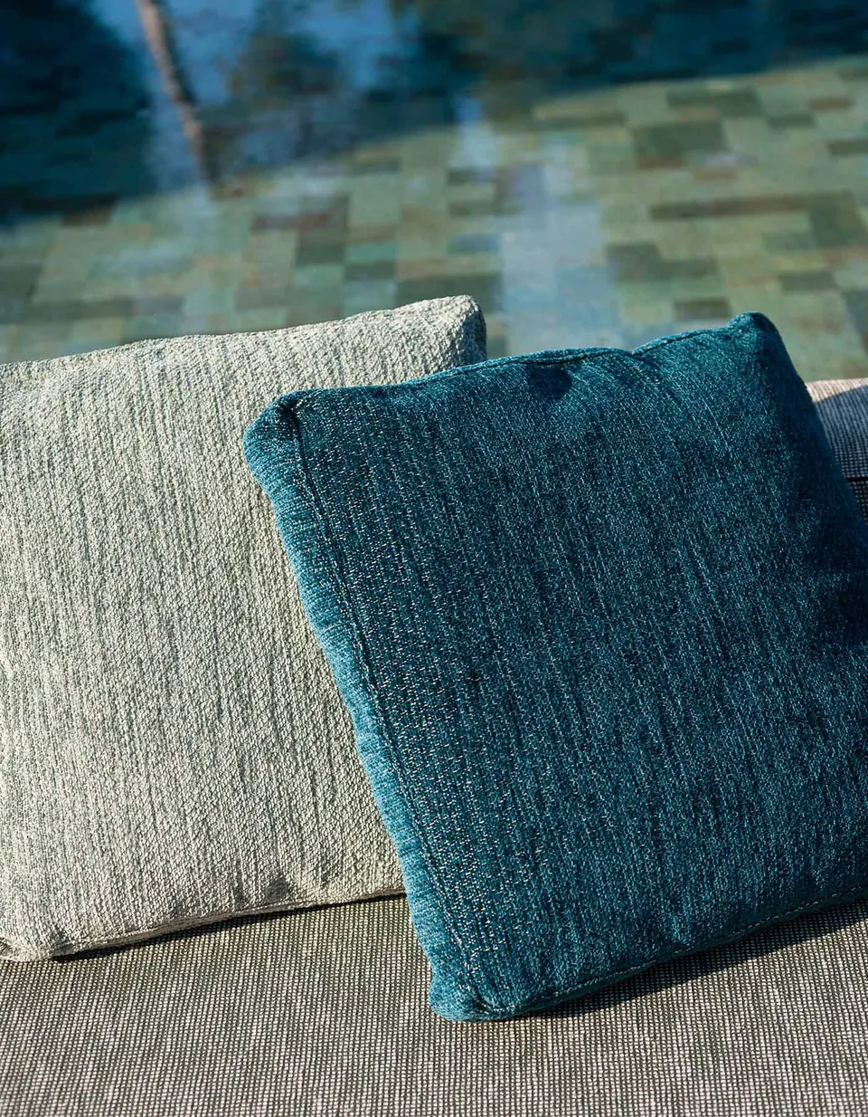 RODA Dandy outdoor furniture on a terrace, catalog photograph 3