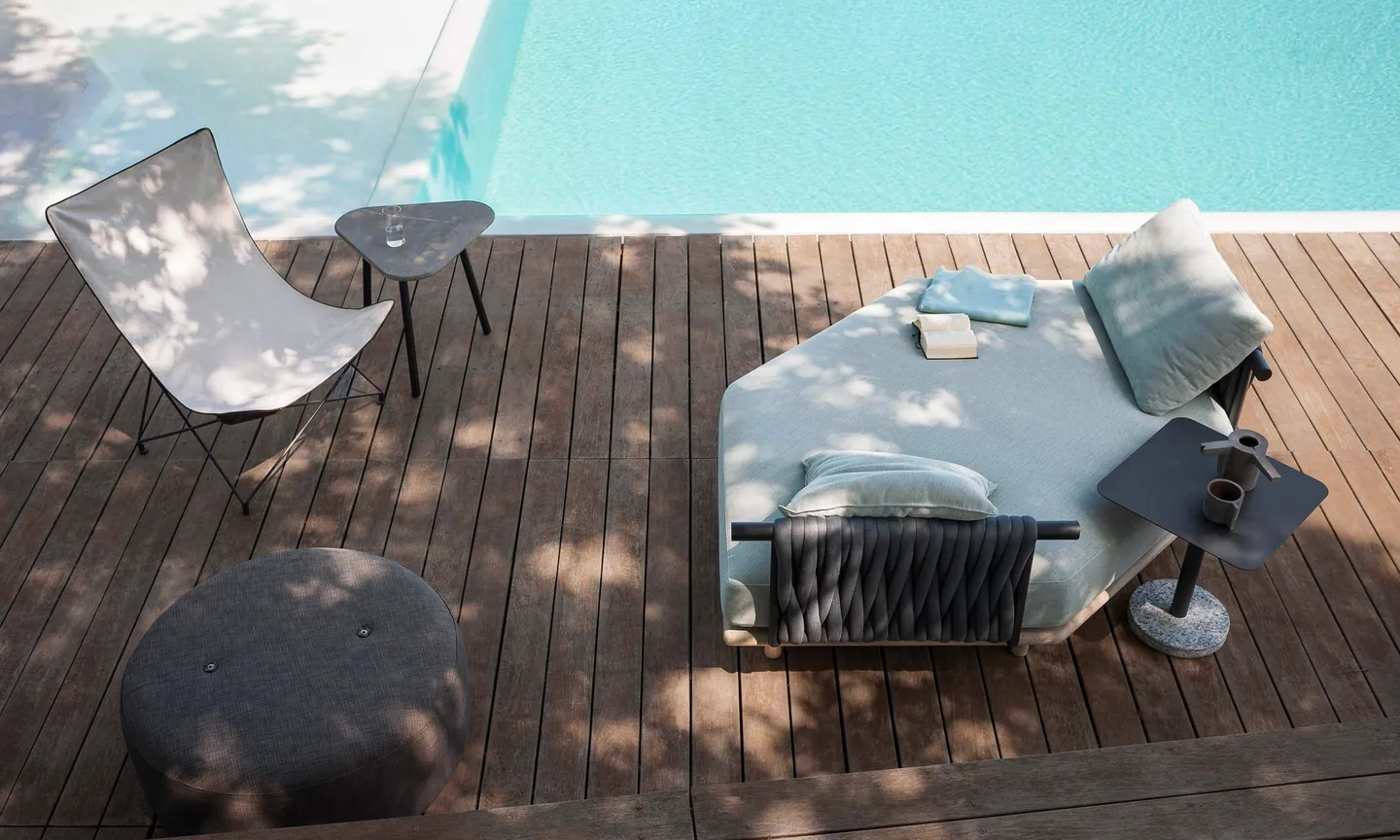 RODA Eden teak modular sofa, RODA furniture from Italy
