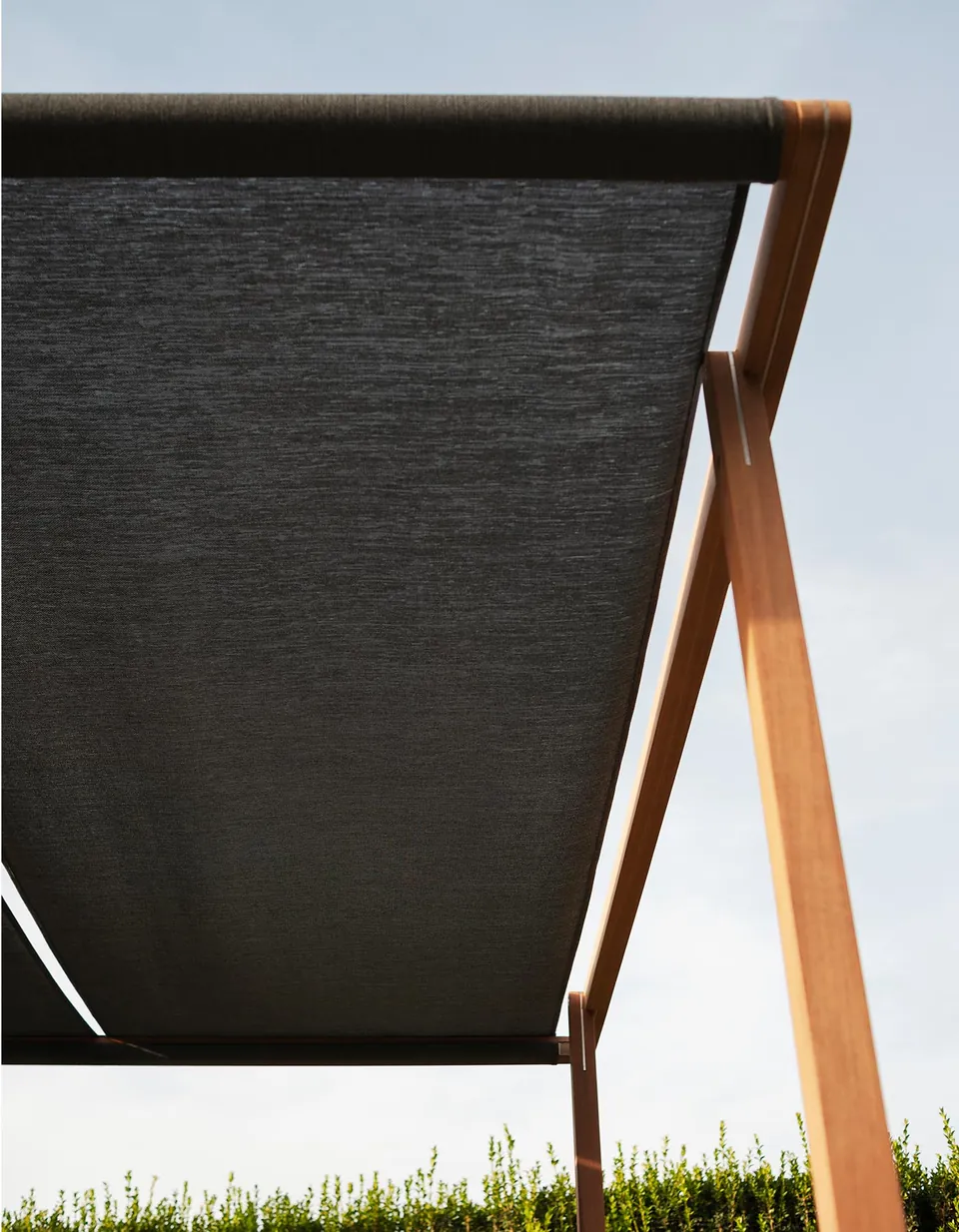 RODA Eolie outdoor furniture on a terrace, catalog photograph 2