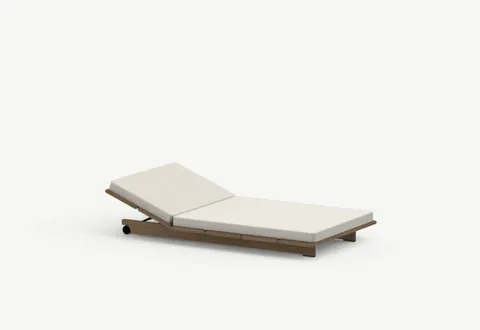 RODA Eolie iroko pool loungers