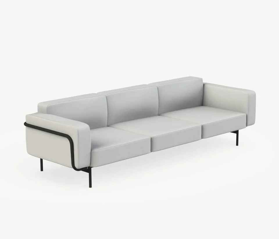 RODA Estendo three-seater sofa 003, Italian outdoor furniture