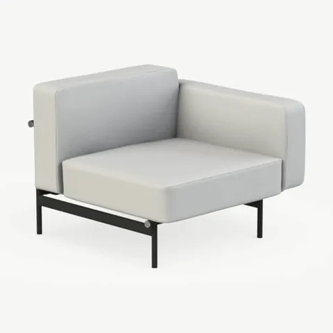RODA Estendo one-seater left module 112, Italian outdoor furniture