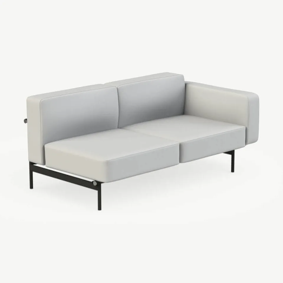 RODA Estendo two-seater left module 212, Italian outdoor furniture