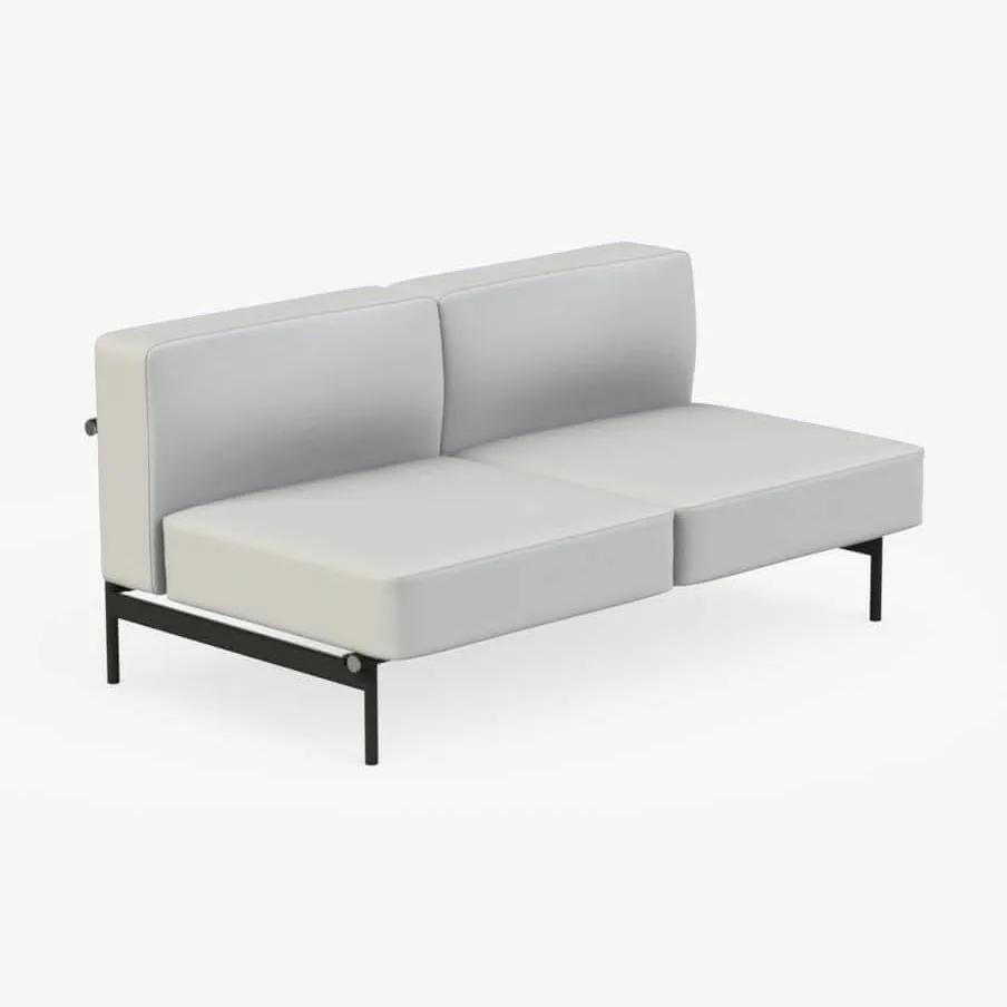 RODA Estendo two-seater central module 213, Italian outdoor furniture