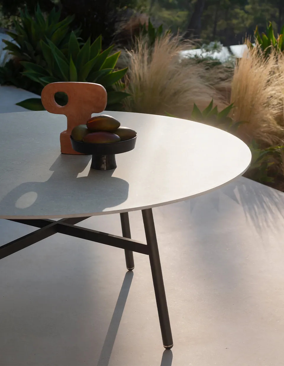 RODA Gamma outdoor furniture on a terrace, catalog photograph 2