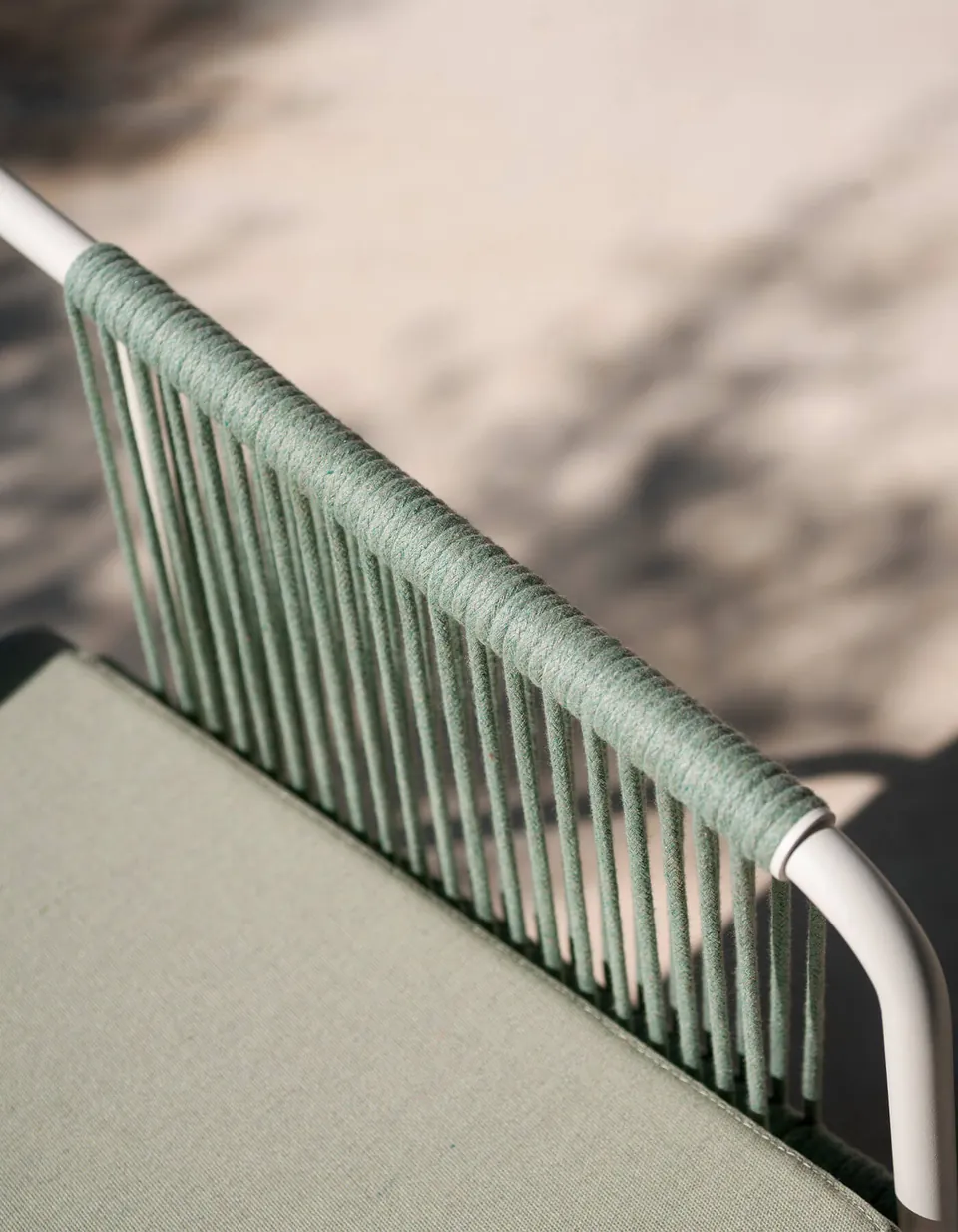 RODA Harp outdoor furniture on a terrace, catalog photograph 3