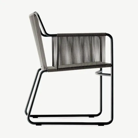 RODA Harp armchair 359, Italian outdoor furniture