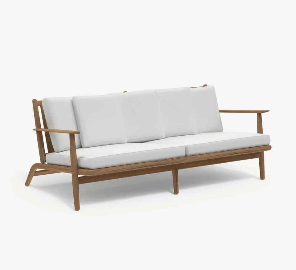 RODA Levante two-seater sofa 102, Italian outdoor furniture