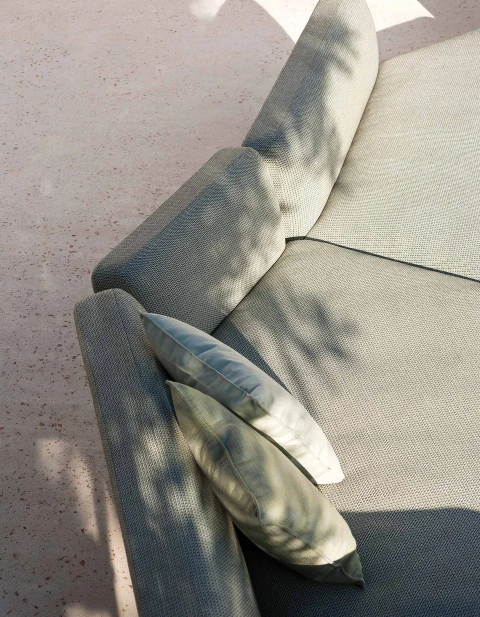 RODA Mamba outdoor furniture on a terrace, catalog photograph 3