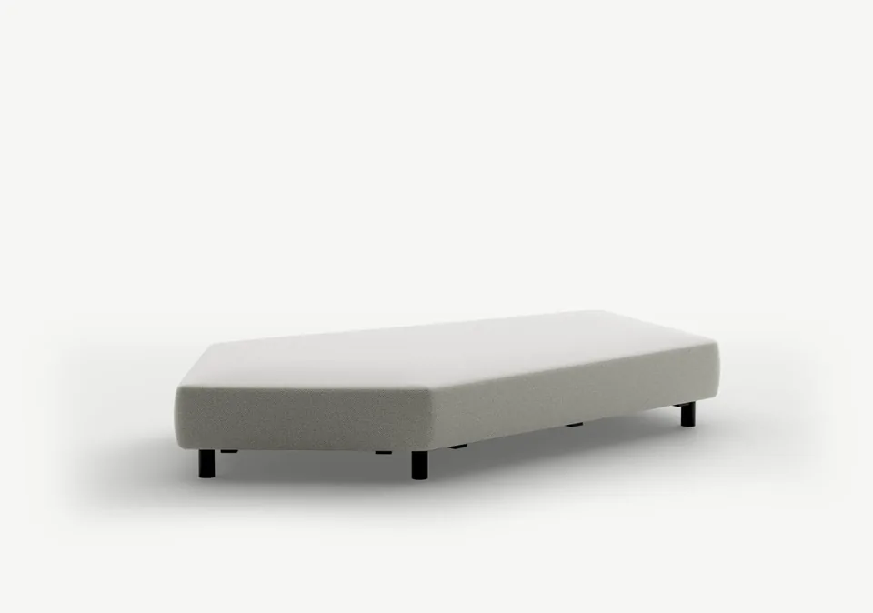 RODA Mamba right pentagonal seat module 001, Italian outdoor furniture
