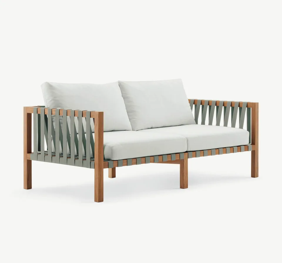 RODA Mistral two-seater sofa 102, Italian outdoor furniture