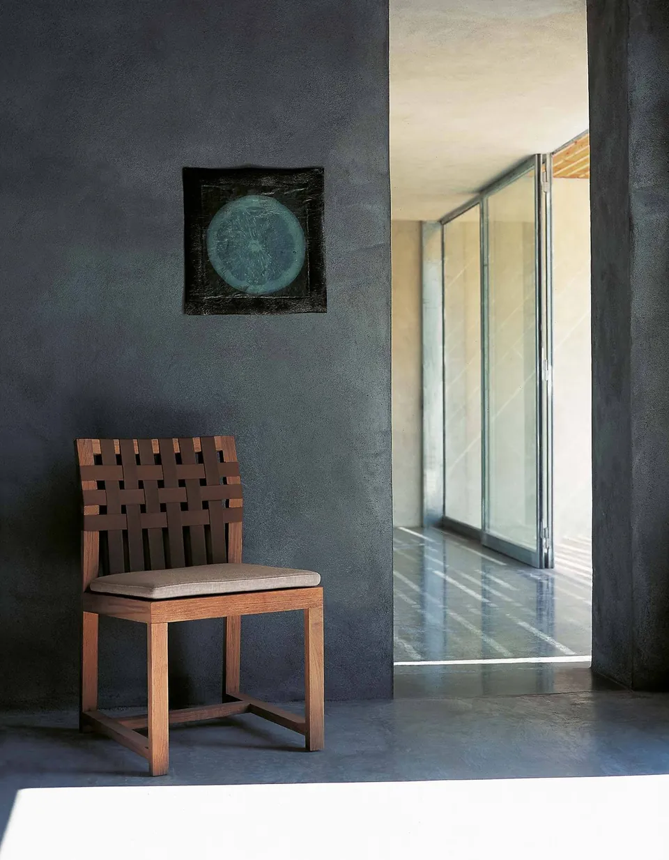 RODA Network outdoor furniture on a terrace, catalog photograph 3