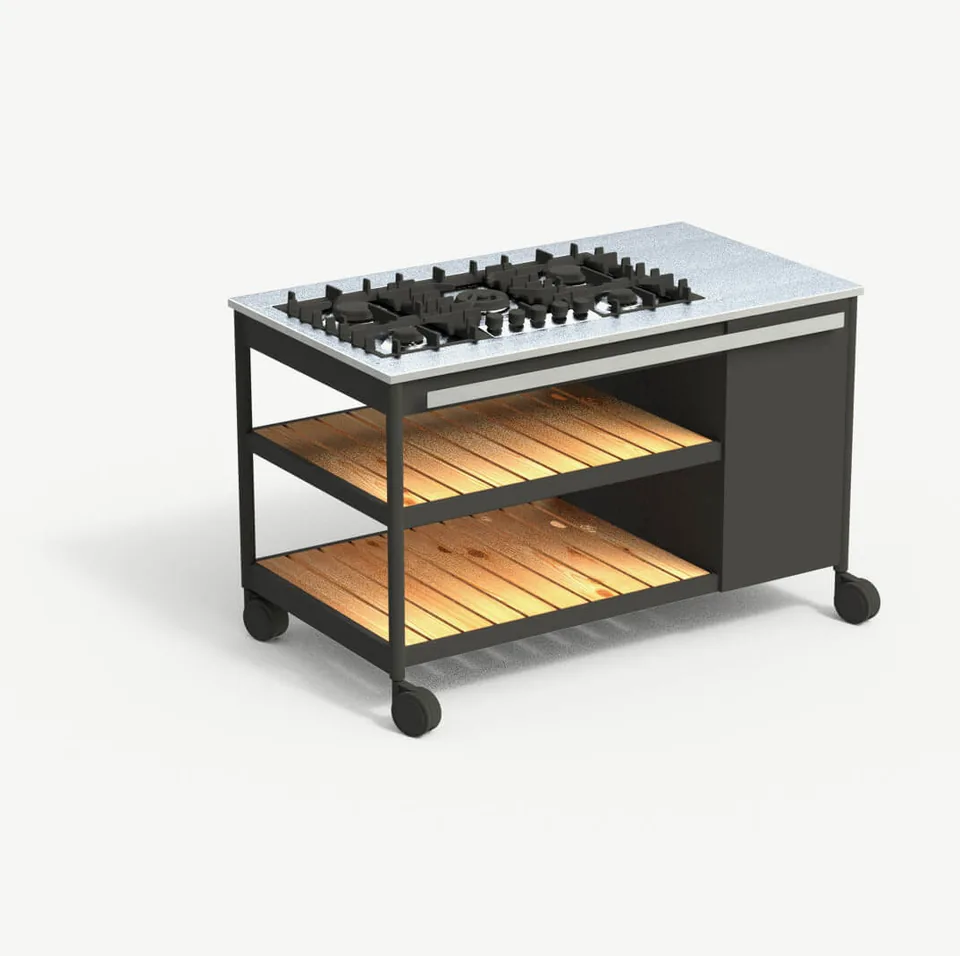 RODA Norma cooking module 001, Italian outdoor furniture
