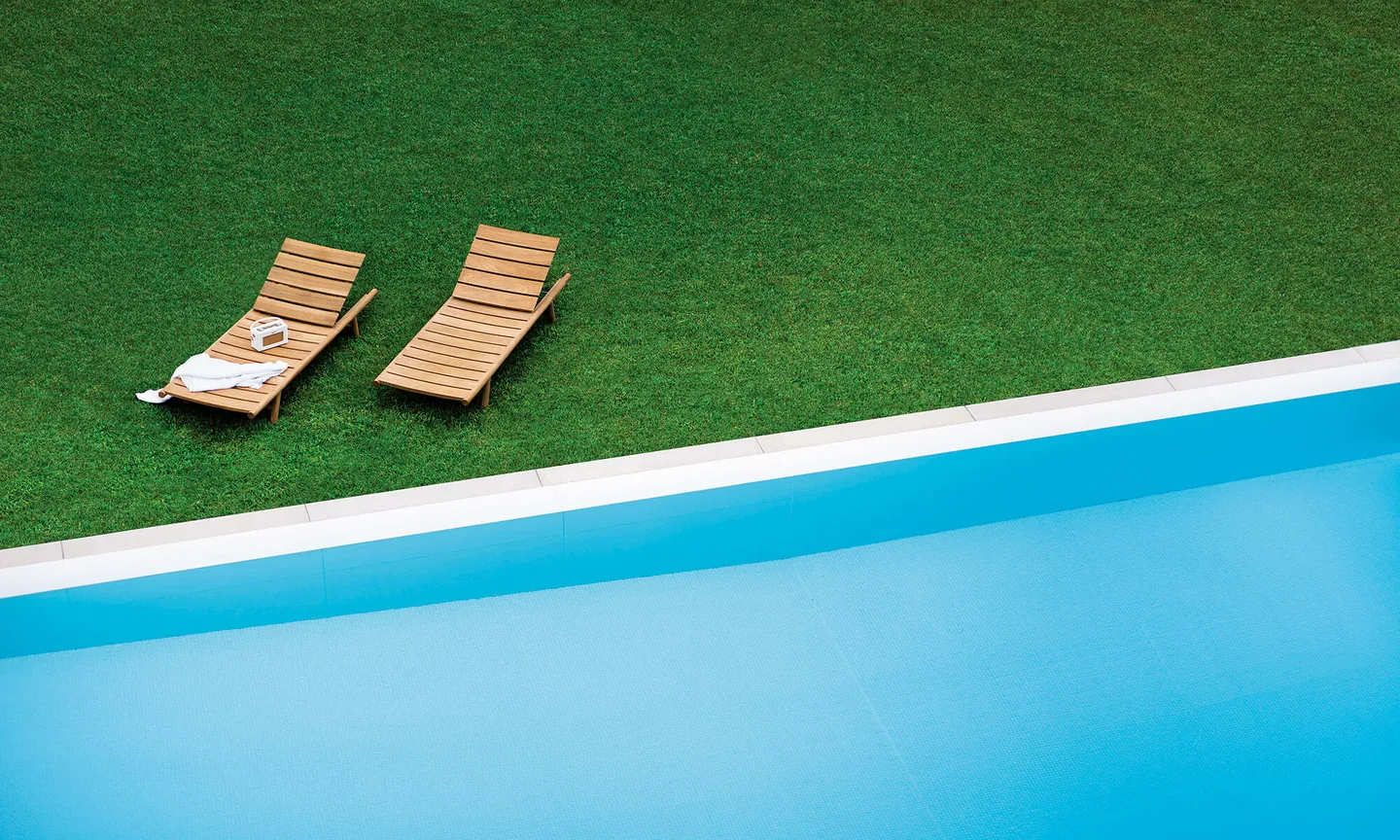 RODA Orson outdoor furniture on a terrace, catalog photograph 2