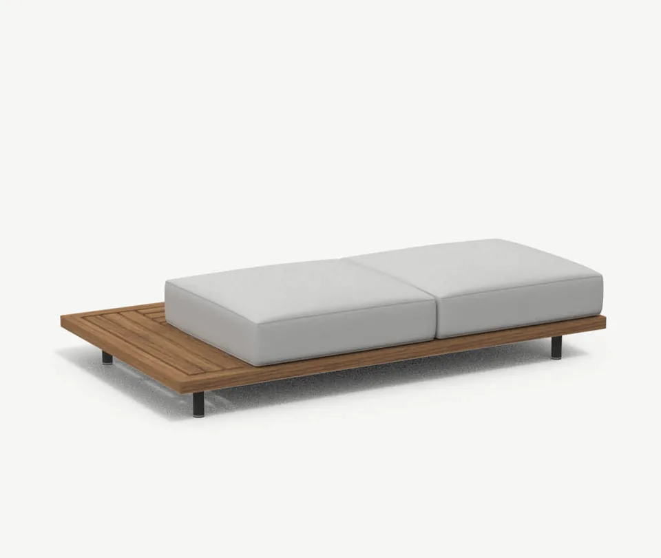 RODA Philia two-seater right module 202, Italian outdoor furniture