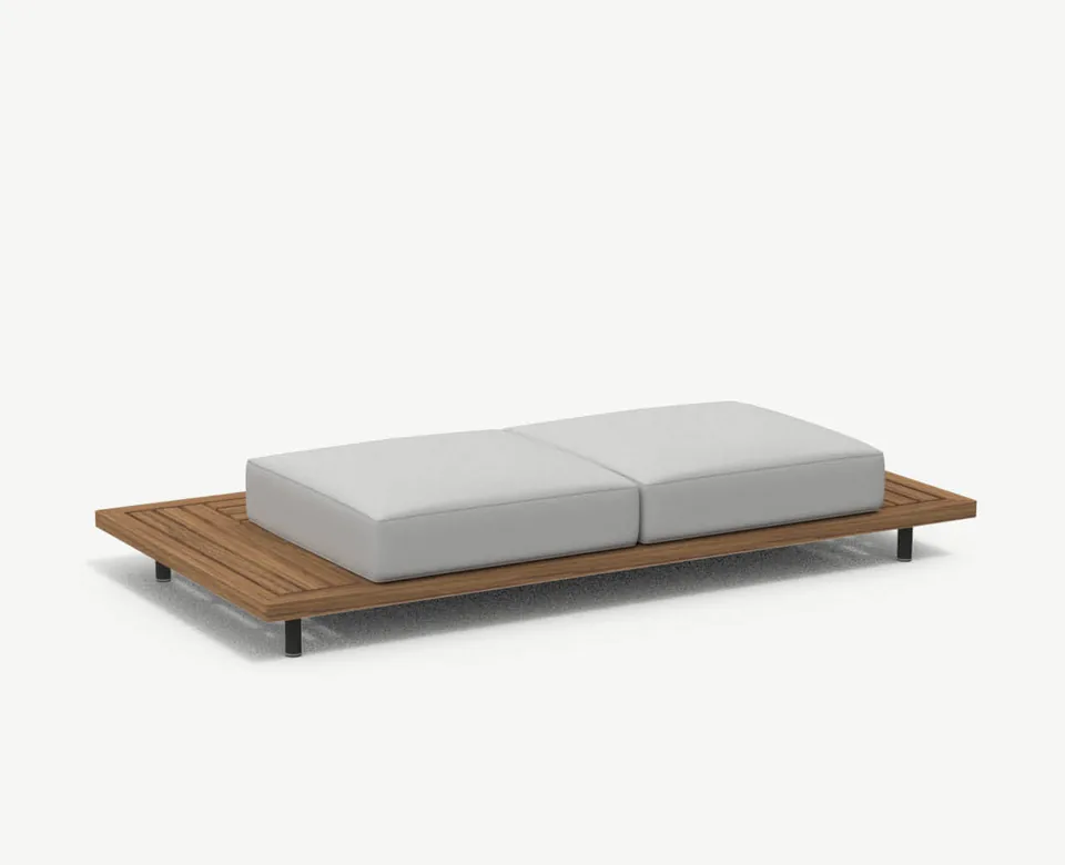 RODA Philia two-seater sofa module 210, Italian outdoor furniture