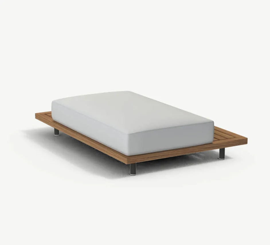 RODA Philia one-seater left chaise longue 401, Italian outdoor furniture