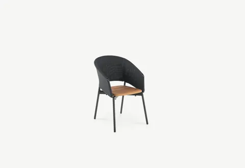 RODA Piper aluminum dining chairs