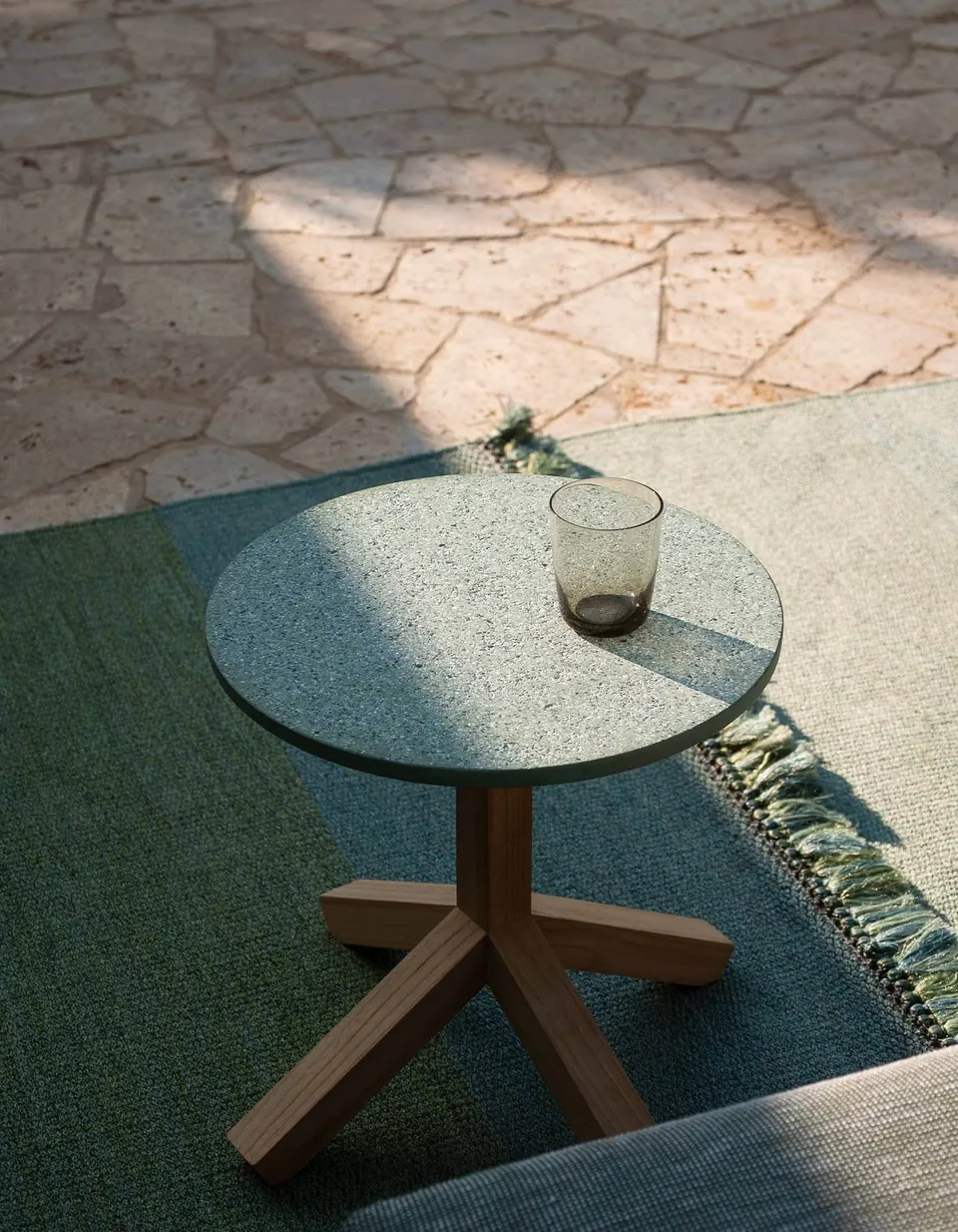 RODA Root outdoor furniture on a terrace, catalog photograph 3
