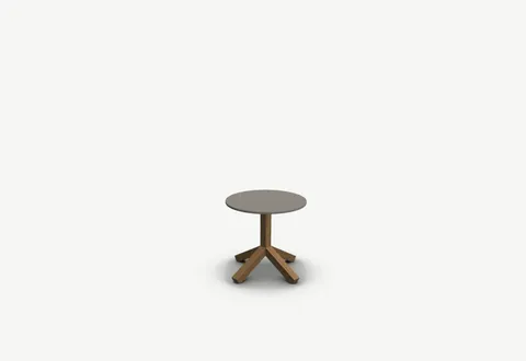 RODA Root teak pedestal tables