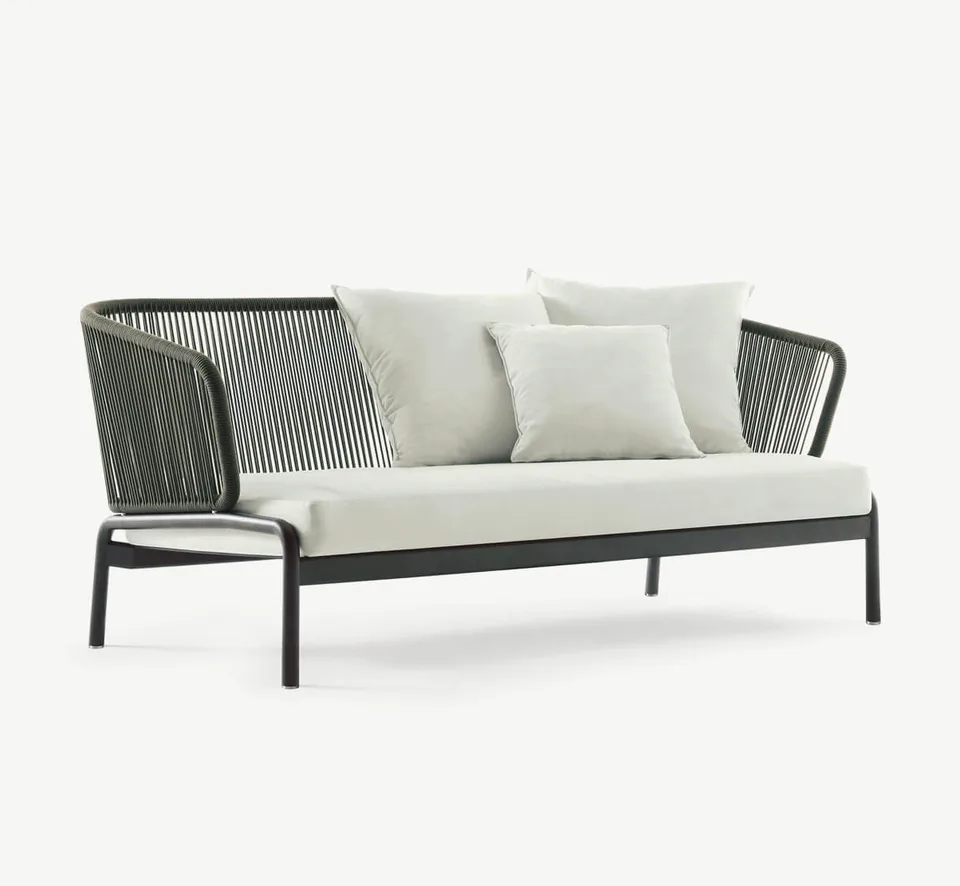 RODA Spool two-seater sofa 002, Italian outdoor furniture