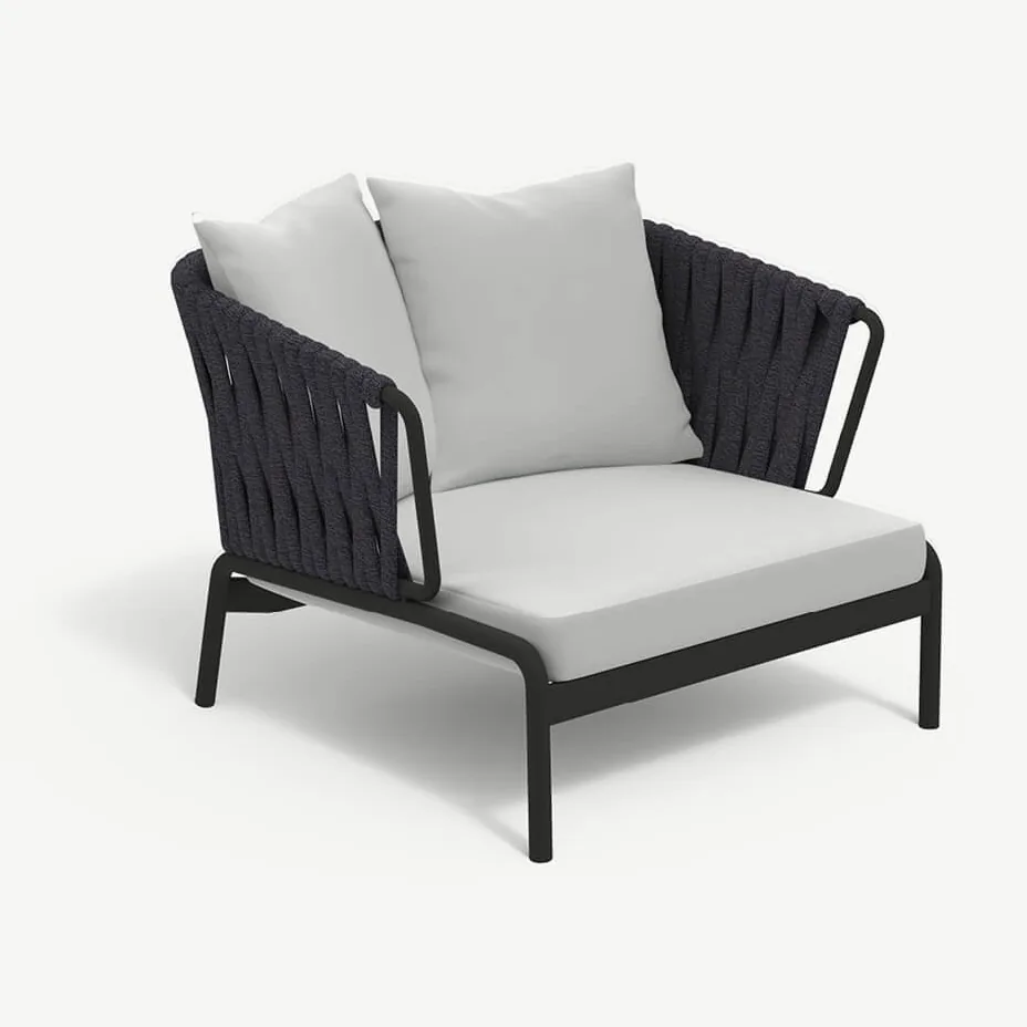 RODA Spool one-seater sofa 201, Italian outdoor furniture