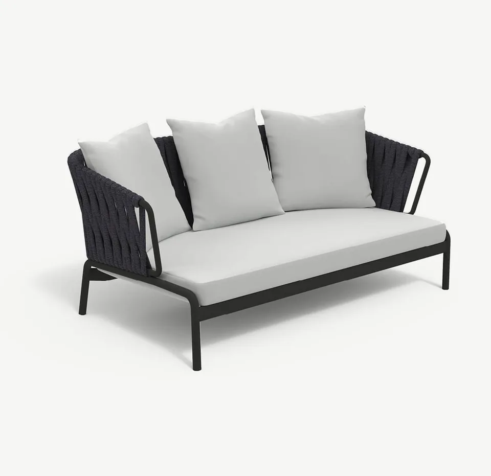 RODA Spool two-seater sofa 202, Italian outdoor furniture