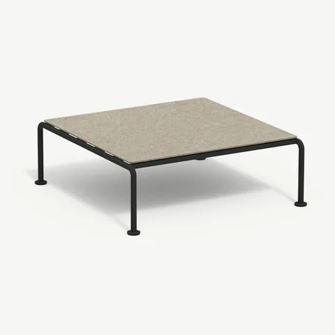 RODA Stresa pouf-coffee table 104, Italian outdoor furniture