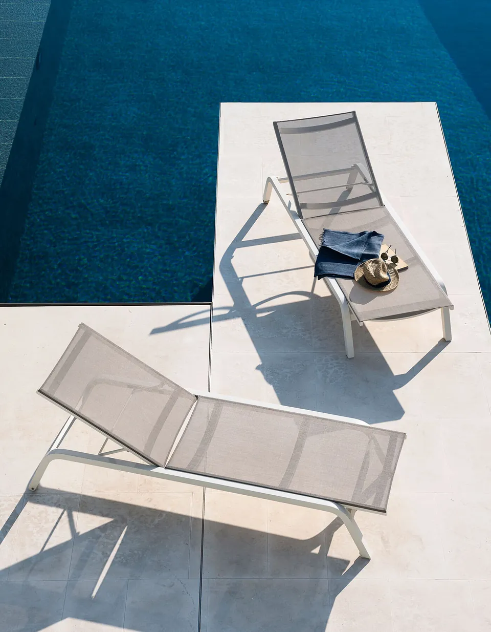 RODA Surfer outdoor furniture on a terrace, catalog photograph 3