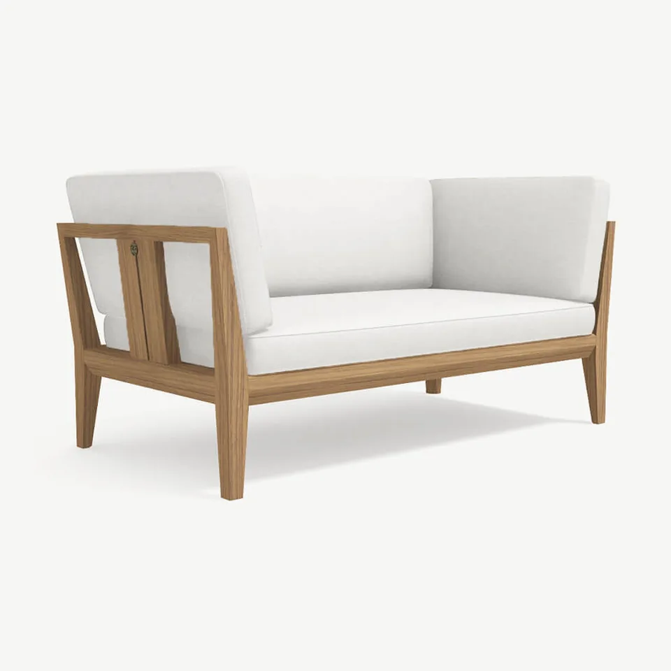 RODA Teka two-seater sofa 001, Italian outdoor furniture