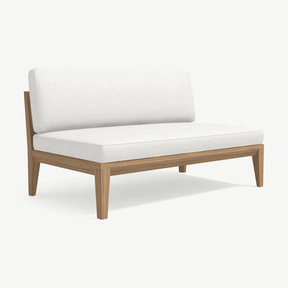 RODA Teka two-seater central module 007, Italian outdoor furniture