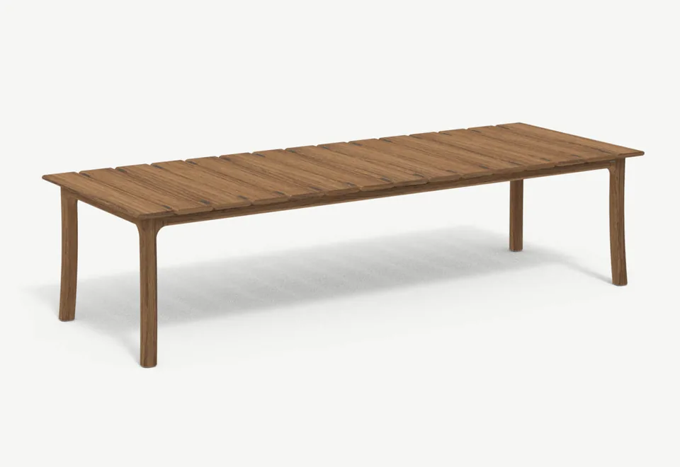RODA Teseo table 300, Italian outdoor furniture