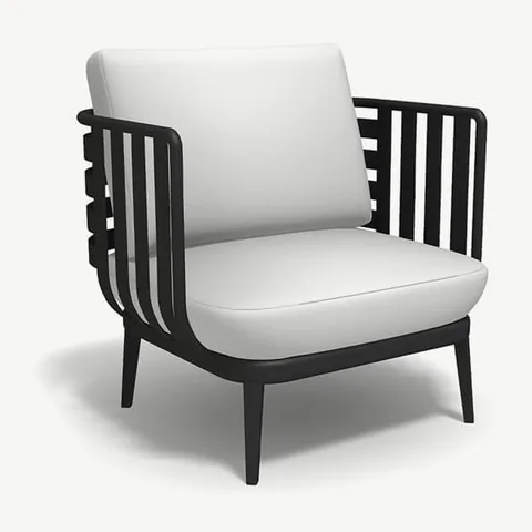 RODA Thea one-seater sofa 001, Italian outdoor furniture