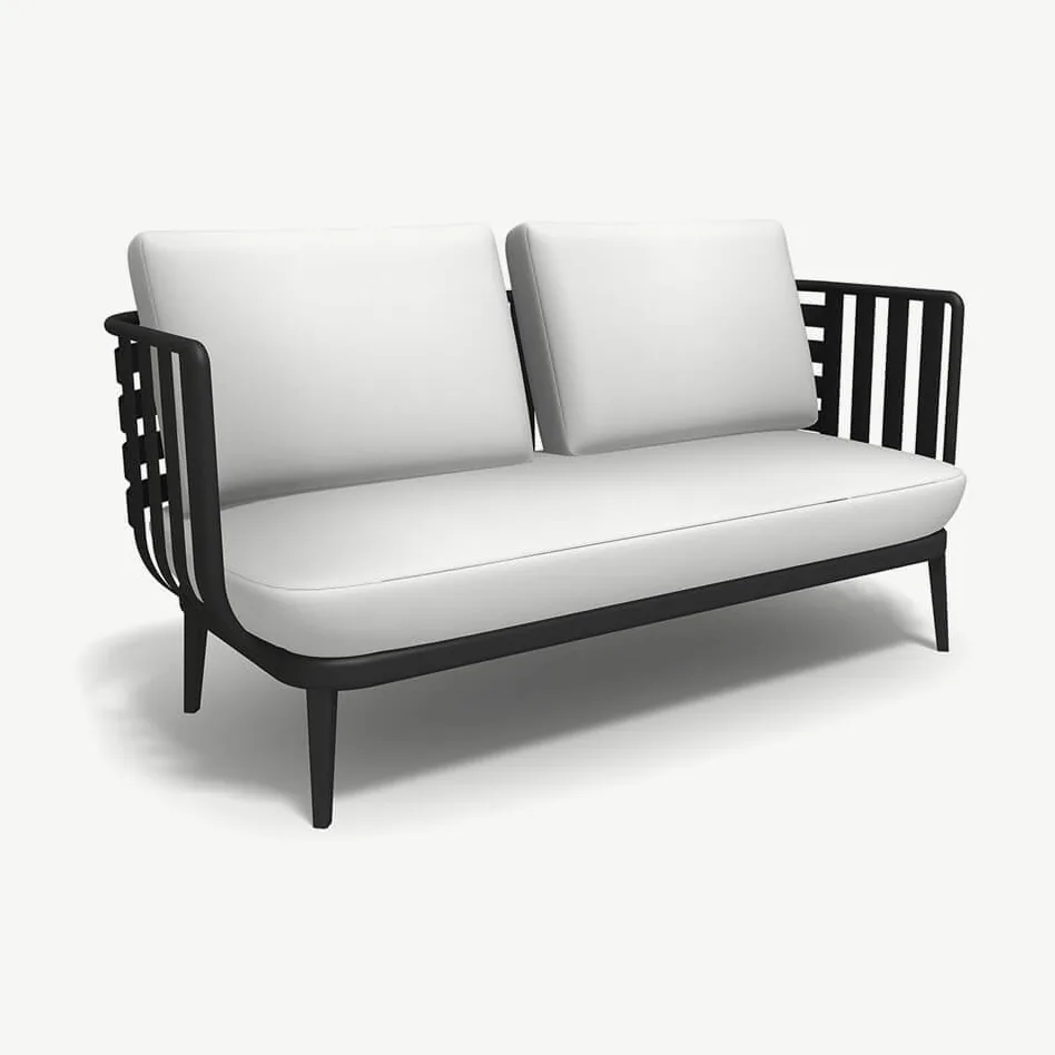 RODA Thea two-seater sofa 002, Italian outdoor furniture